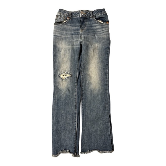 Cat and Jack Jeans Girls distressed condition Size 8 - Picture 1 of 2
